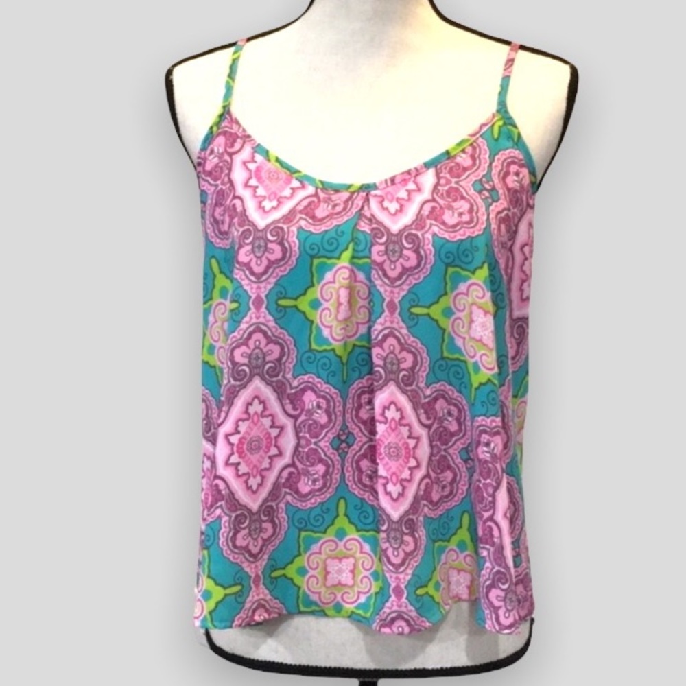 My Story pink/turquoise pattern